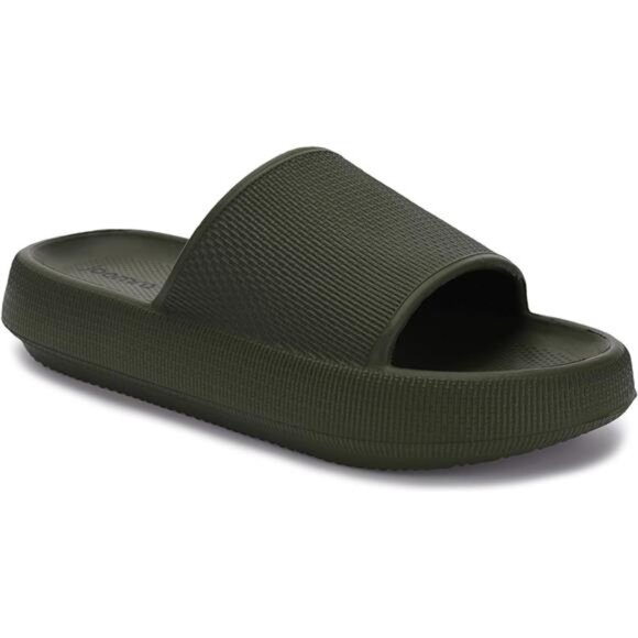 Pillow Slippers for Women and Men Non Slip Quick Drying Shower Slides - Picture 1 of 7